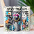 Stay Trashy Silly Raccoon, Possum & Skunk 20oz Sublimation Tumbler Wrap PNG