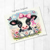 Save The Udders Silly Cow Breast Cancer Awareness 20oz Sublimation Tumbler Wrap PNG