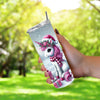 Pink Christmas Unicorn Cute Horse 20oz Sublimation Tumbler Wrap PNG