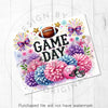Football Game Day Cheerleader Football Mom 20oz Sublimation Tumbler Wrap PNG