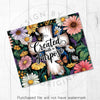 Created with a Purpose Floral Cross Christian 20oz Sublimation Tumbler Wrap PNG