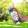 Easily Distracted by Books, Sloth or Book Lover 20oz Sublimation Tumbler Wrap PNG